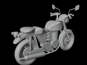 Stylized Motorcycle Modelo 3D