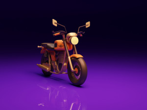 Stylized Motorcycle Modelo 3D