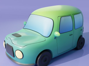 Staylized Car 3D Model