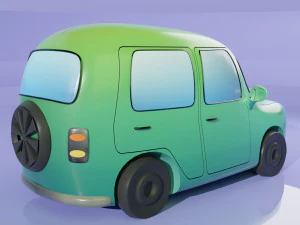 Staylized Car 3D Model