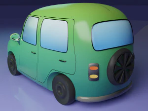Staylized Car 3D Model