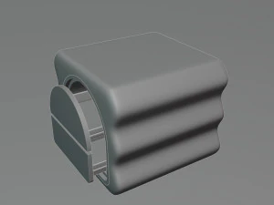 Stylized Bed Side Box 3D Model
