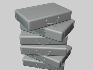 Smiley Stylized Box 3D Model