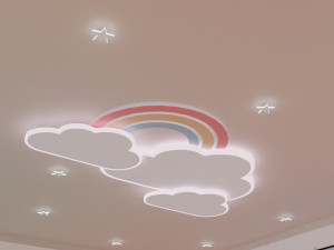Rainbow and stars roof light 3Dモデル