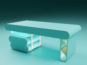 Stylized Writting Table Modelo 3D
