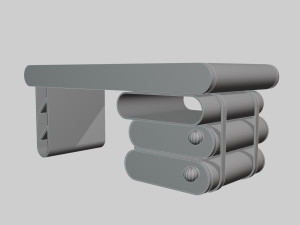 Stylized Writting Table Modelo 3D