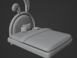 Bunny Bed Model 3D