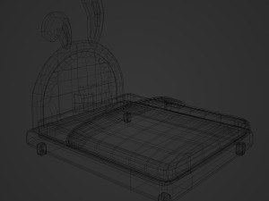 Bunny Bed Model 3D