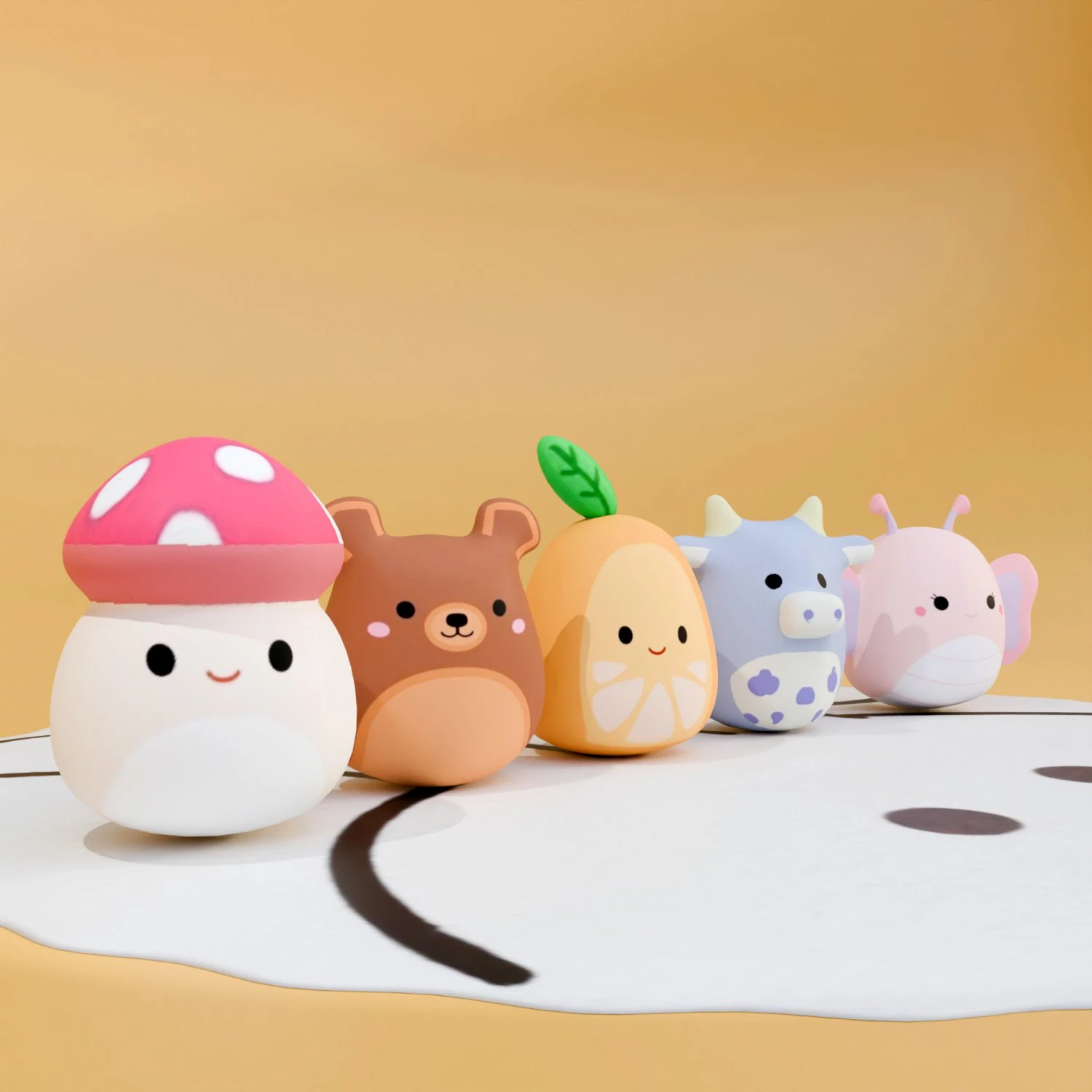 Toys and Rug 3D Model .c4d .max .obj .3ds .fbx .stl .blend 