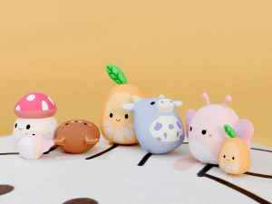 Toys and Rug 3D Model