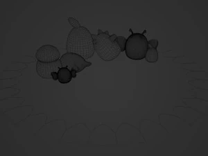Toys and Rug 3D Model