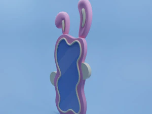 Stylized Bunny Mirror 3D Model