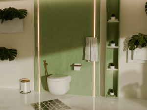 Modern Luxury Bathroom 3D मॉडल