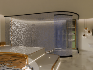 Modern Luxury Bathroom 3D मॉडल