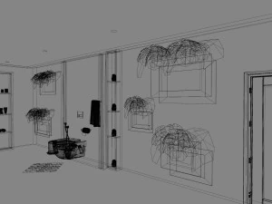 Modern Luxury Bathroom 3D Model