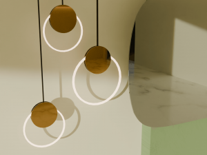 Bathroom interior and wash basin 3D Model