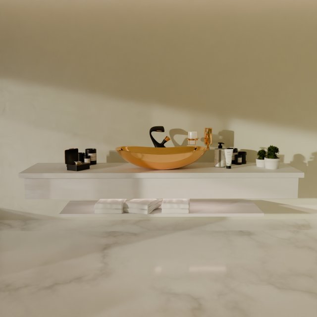 Wash Basin Modèle 3D .c4d .max .obj .3ds .fbx .stl .blend 