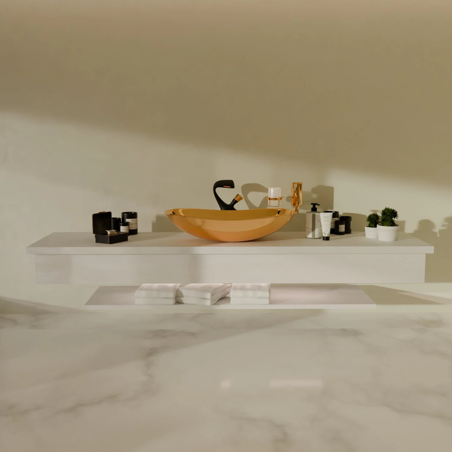 Умивальник 3D Модель .c4d .max .obj .3ds .fbx .stl .blend 