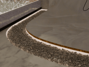 Shower area in bathroom Modèle 3D