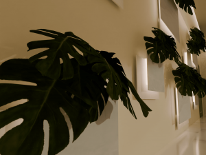 Decorated plat wall Modello 3D