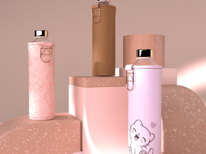 Lether Cover Water Bottle 3Dモデル