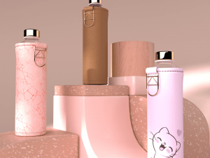 Lether Cover Water Bottle 3Dモデル