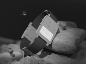 Metalic Smart Watch Model 3D