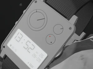 Metalic Smart Watch 3D Model