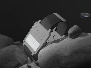 Metalic Smart Watch 3D Model