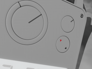 Metalic Smart Watch Model 3D