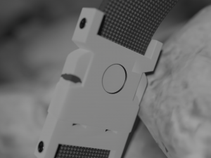Metalic Smart Watch Model 3D