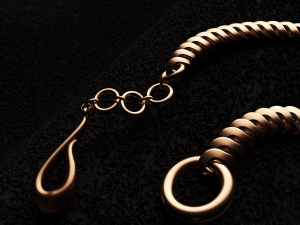 Diamond Necklace Earrings Modelo 3D