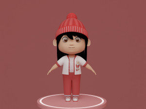 Tinny - little Girl 3D Model