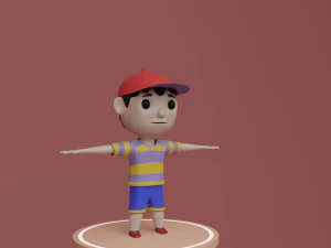 Pape - K&uuml;&ccedil;&uuml;k &Ccedil;ocuk 3D Model