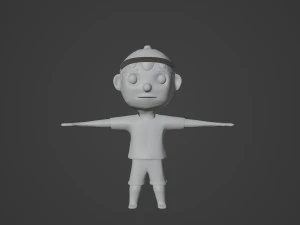 Pape - Little Boy 3D Model