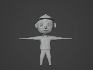 Pape - Little Boy 3D Model