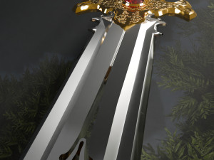 Royal Sword 3D Model