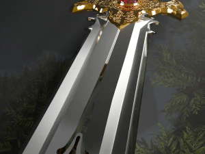 Royal Sword 3D Model