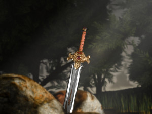Royal Sword 3D Model