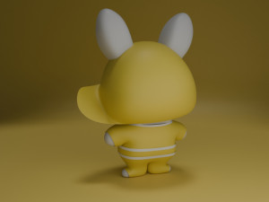 Stylized rabbit 3D Модель