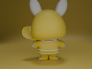 Stylized rabbit 3D Модель