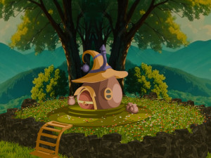 Cartoonish hut Model 3D
