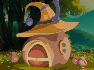 Cartoonish hut Model 3D