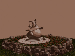 Cartoonish hut Model 3D
