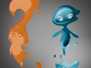 Elemental cartoon 3D Model