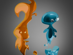 Elemental cartoon 3Dモデル