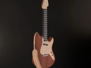 Guitar 3D Model
