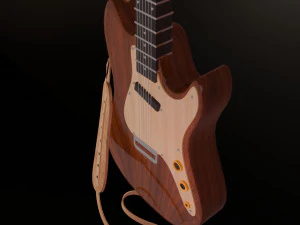 Guitar 3D Model