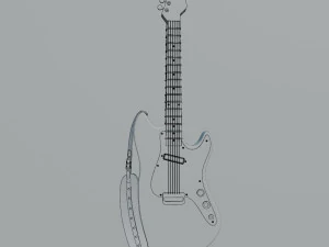 Guitar 3D Model