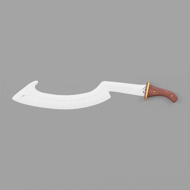 Khopesh Sword 3D Modell .c4d .max .obj .3ds .fbx .stl .blend 